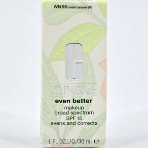 Clinique Even Better Makeup SPF 15 in WN-97 cream caramel